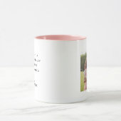 Funny Moeder Dochter Kute Photo Roos Gold Heart Mok (Midden)