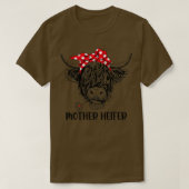 Funny Moeder Heifer Farmer Koe Moederdag T-shirt (Design voorkant)