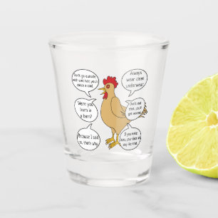 Funny Moeder Hen Advice MoM Shot Glas