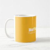 Funny Moeder van Boys Bright Yellow Coffee Mok (Links)