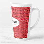 Funny Moeder van de Tiener Rode Bandana Latte Mok (Rechts)