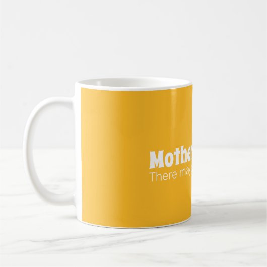 Funny Moeder van Twins Bright Yellow Coffee Mok (Links)