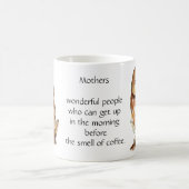 Funny Moeder voor koffie Quote, Owl Mok (Center)