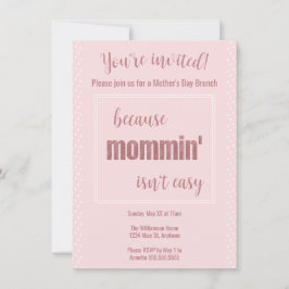 Funny Moederdag Brunch Kaart