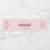 Funny Moederdag Brunch Party Water Flactle Label Waterfles Etiket (Enkel label)