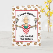 Funny Moederdag Card Kaart (Gele Bloem)