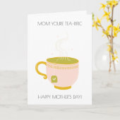 Funny Moederdag Card Kaart (Gele Bloem)