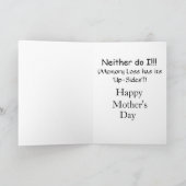 Funny Moederdag Card Kaart (Binnen)