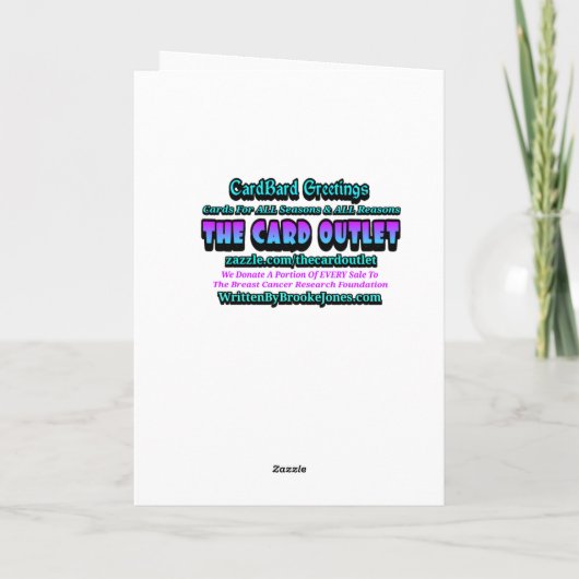 Funny Moederdag Card Kaart (Achterkant)