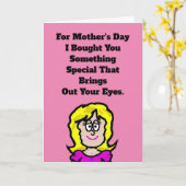 Funny Moederdag COVID-19-kaart Kaart (Gele Bloem)