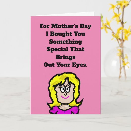 Funny Moederdag COVID-19-kaart Kaart (Gele Bloem)