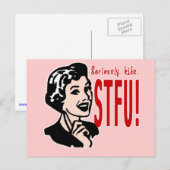 Funny Moederdag Design Briefkaart (Voorkant / Achterkant)