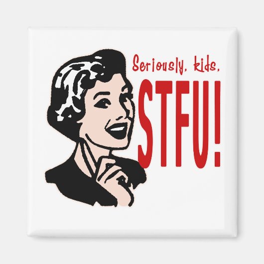 Funny Moederdag Design Magneet (Voorkant)