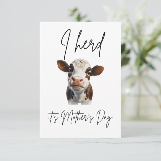 Funny Moederdag Gift Bedankkaart (Staand voorkant)