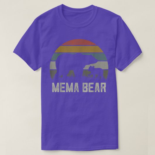 Funny Moederdag Grandma Shirten, Cub Kinder Mema b T-shirt (Design voorkant)