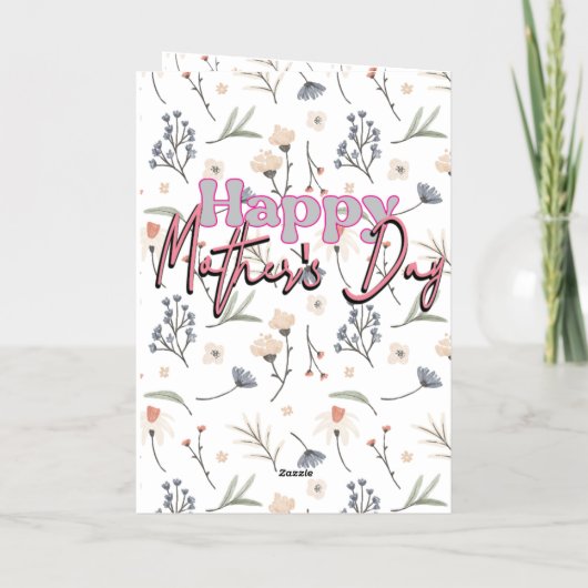 Funny Moederdag Kaart (Achterkant)