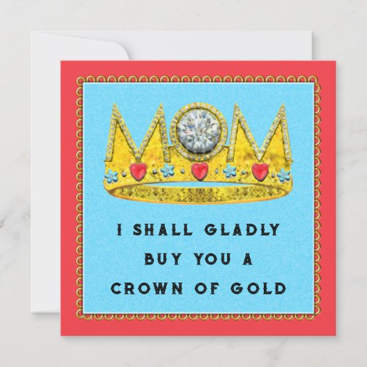 Funny Moederdag Kaarten (Voorkant)