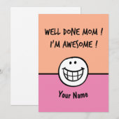 Funny moederdag kaarten mama (Voorkant / Achterkant)