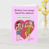 Funny Moederdag Kaarten: Smart Phone Kaart (Gele Bloem)