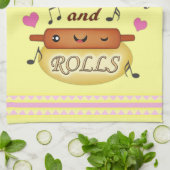 Funny Moederdag mama Rocks Mojo Towel Theedoek (Gevouwen)