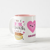 Funny Moederdag mama Rocks Mok (Voorkant links)