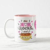 Funny Moederdag mama Rocks Mok (Links)