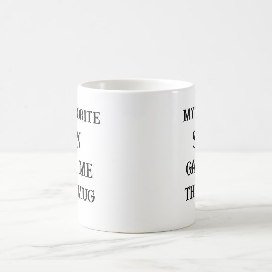 Funny moederdag mok mijn favoriete zoon geeft me m (Center)