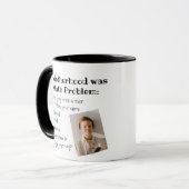 Funny Moederdag Motherhood Foto Mok (Voorkant links)