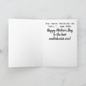 Funny Moederdag Multidoerist Kaart (Binnen)