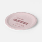 Funny Moederdag Party Papieren Bordje (Gekanteld)