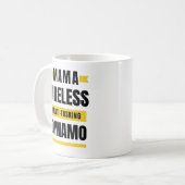 Funny Moederdag Tireless Multi-Tasking Dynamo Koffiemok (Voorkant links)