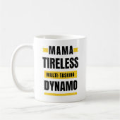 Funny Moederdag Tireless Multi-Tasking Dynamo Koffiemok (Links)