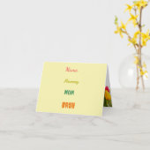 Funny Moederdag Wenskaart Kaart (Gele Bloem)