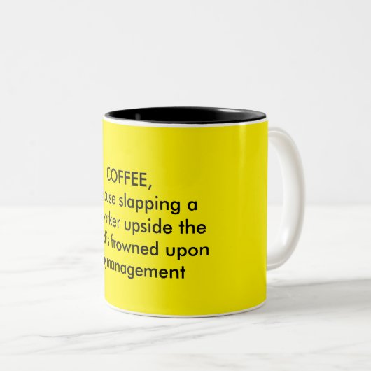 Funny mok van koffieliefhebbers (Voorkant rechts)