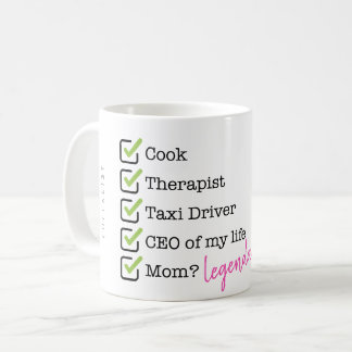 Funny Mom Checklist Koffiemok