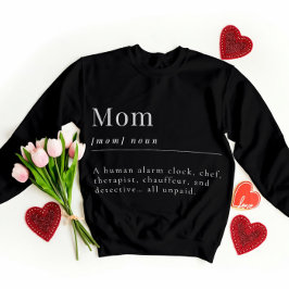 Funny Mom Definition Shirt – onbetaalde superheld