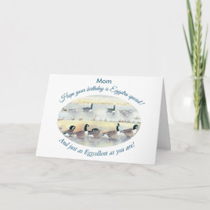 Funny Mom Eggstra Special Bird Art Verjaardag Kaar Kaart