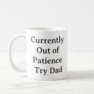 Funny Mom Life Mok - Out of Patience Ouderschap mo