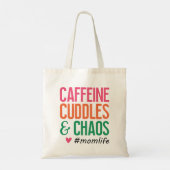 Funny Mom Life Tote Bag (Achterkant)