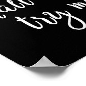 Funny Mom Quote Thou Shall Not Try Me Mother's Day Poster (Hoek)