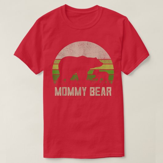 Funny Mom Shirts From Son Daughter, Cub Mommy Bear (Design voorkant)