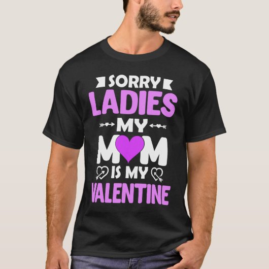 Funny Mom Valentine Day  Fun Quote Graphic Plus Si T-shirt (Voorkant)