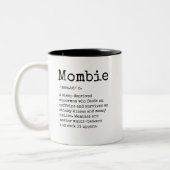 Funny Mombie Definition Tweekleurige Koffiemok (Links)