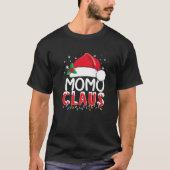 Funny Momo Claus Kerstmis Pajamas Santa T-shirt (Voorkant)