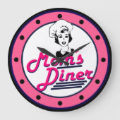 Funny Moms Kitchen Wall Grote Klok (Voorkant)