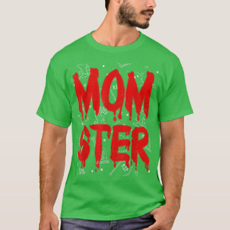 Funny Momster Dadcula Halloween Dad Dracula Costum T-shirt