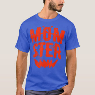 Funny Momster Halloween Family Mom Matching Costum T-shirt