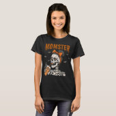  Funny Momster Skeleton Halloween T-shirt (Voorkant volledig)