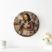 Funny Mona Lisa Administrative Assistant Office  Grote Klok (Huis)