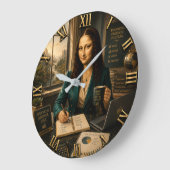 Funny Mona Lisa Financial Advisor Office Decor Grote Klok (Hoek)